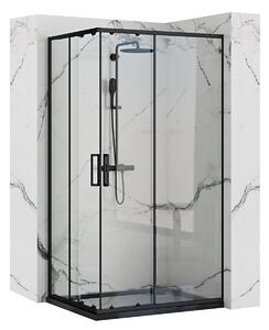 Sprchovací kút Rea Punto 80x100 čierny