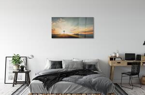 Sklenený obraz Cross sun top 120x60 cm 2 Prívesky