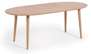 MUZZA Jedálenský stôl quio 120 (200) x 90 cm dubový