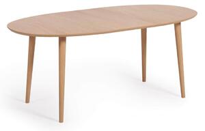 MUZZA Jedálenský stôl quio 140 (220) x 90 cm dubový