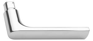 Stavebné kovanie ROSTEX 804 (CHRÓM LESKLÝ - NEREZ), kľučka-kľučka, Otvor pre obyčajný kľúč BB, ROSTEX Chróm lesklý-nerez, 72 mm