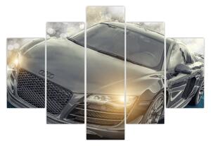 Obraz auta Audi - sivé (150x105 cm)