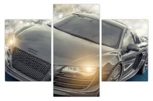 Obraz auta Audi - sivé (90x60 cm)