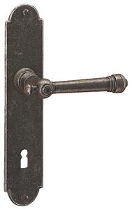 Dverové kovanie COBRA MANHEIM (K), kľučka ľavá / guľa, Otvor na cylindrickú vložku PZ, COBRA K (kované kovanie)
