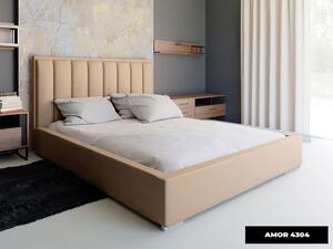 - Minimalistická čalúnená posteľ STELLA ROZMER: 120 x 200 cm, TYP ROŠTU: KOVOVÝ ROŠT