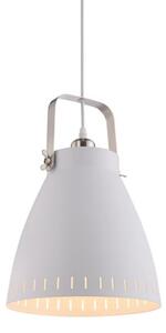JUST LIGHT. 11060-16 - Luster na lanku EVA 1xE27/60W/230V pr. 26,5 cm biela