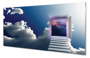 Sklenený obraz Sky schody eye 100x50 cm 2 Prívesky