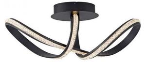 JUST LIGHT. 8475-18 - LED Stmievateľný prisadený luster BRILLA LED/29W/230V čierna