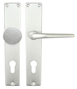 Dverové kovanie RICHTER ERIKA.C (F1), kľučka-kľučka, Otvor pre obyčajný kľúč BB, RICHTER F1 (prírodný elox), 72 mm