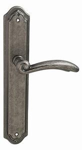 Dverové kovanie MP Firenze (OGA), kľučka-kľučka, Otvor pre obyčajný kľúč BB, MP OGA (antik šedá), 90 mm