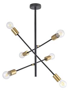 Rabalux 2104 - Luster na tyči LANNY 6xE27/15W/230V