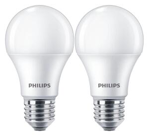 SADA 2x LED Žiarovka Philips A60 E27/10W/230V 4000K