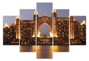 Obraz stavby v Dubaji (150x105 cm)
