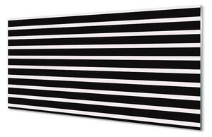 Sklenený obraz Pravidelné čierne pruhy 120x60 cm 4 Prívesky