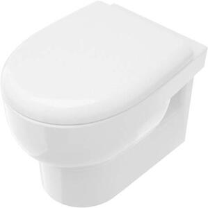 Deante Avis, závesná wc misa Rimless + toaletné sedátko z duroplastu, biela, CDAD6ZPW