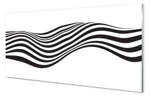 Sklenený obraz Zebra pruhy vlna 120x60 cm 2 Prívesky