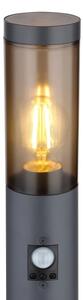 Globo 3159SAS - Von. lampa so senzorom BOSTON 1xE27/15W/230V IP44 110 cm čierna