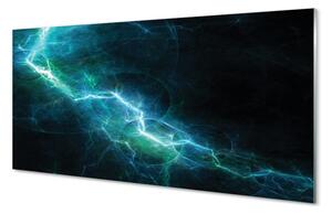 Sklenený obraz blesky fraktály 100x50 cm 2 Prívesky
