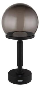 Globo 21034S - LED Nab. dot. stol. lampa HAKU LED/2,5W/5V 2700/4000/6500K čierna