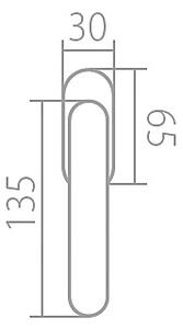 Okenné kovanie TWIN LEAF P 1520 RO (CH,CH-SAT), CH-SAT (matný chróm) - 4 polohy, Twin CH-SAT (chróm matný)