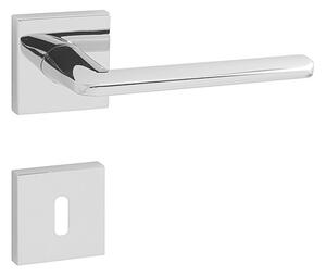 Dverové kovanie MP Eliptica-HR 3098Q (OC), kľučka-kľučka, Otvor pre obyčajný kľúč BB, MP OC (chróm lesklý)