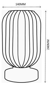 Globo 15469TO - Stolná lampa NORMY 1xE27/40W/230V biela