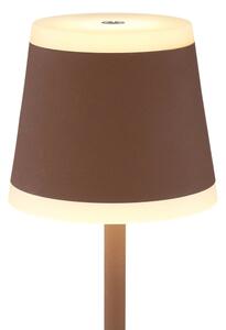 Globo 58433R - LED Stmievateľná stolná lampa RIDLEY LED/4,6W/3,7V 3000K hnedá