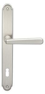 Dverové kovanie COBRA ALT WIEN (ONS), kľučka-kľučka, Otvor pre obyčajný kľúč BB, COBRA ONS (nikel matný), 72 mm
