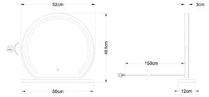 Globo 84038 - LED Stm. zrkadlo s podsvietením RIVAS LED/10W/230V 12x48,5 cm