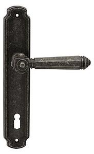 Dverové kovanie COBRA ATLANTIS (R), kľučka ľavá / guľa, Otvor na cylindrickú vložku PZ, COBRA R (rustik), 90 mm
