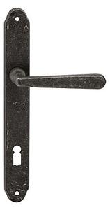 Dverové kovanie COBRA ALT WIEN (R), kľučka-kľučka, Otvor pre obyčajný kľúč BB, COBRA R (rustik), 72 mm