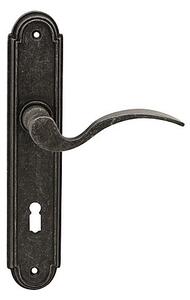 Dverové kovanie COBRA VENEZIA (R), kľučka-kľučka, WC kľúč, COBRA R (rustik), 72 mm