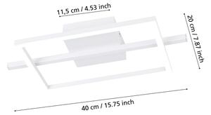 Eglo 901116 - LED Stmievateľné stropné svietidlo AMANDOLO LED/17W/230V biela + DO