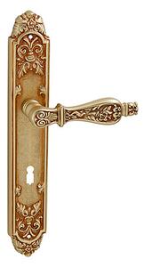 Dverové kovanie MP Siracusa (FG), kľučka-kľučka, Otvor pre obyčajný kľúč BB, MP FG (francúzska zlatá), 90 mm