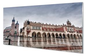 Sklenený obraz Krakow kostol Cloth dážď 100x50 cm 2 Prívesky