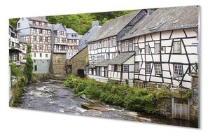 Sklenený obraz Germany Staré budovy River 100x50 cm 2 Prívesky