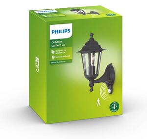 Philips Peking vonkajšie svietidlo čierna snímač