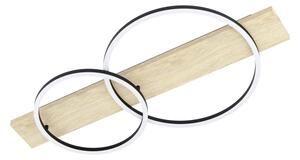 Eglo 901716 - LED Stropné svietidlo BOYAL 2xLED/12W/230V 3000K béžová/čierna