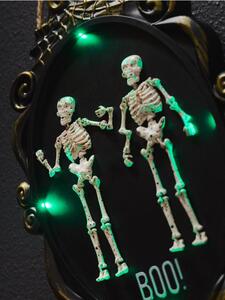 Sinsay - Halloweenska LED dekorácia s motívom kostlivcov - čierna