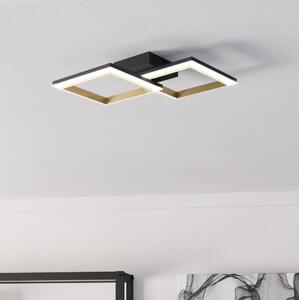 Eglo 901225-LED Stmievateľné stropné svietidlo CALLIERA LED/18,4W/230V čierna/zlatá