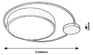 Rabalux - LED Stropné svietidlo LED/48W/230V