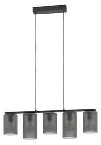 Eglo 901163 - Luster na lanku COLOMERA 5xE27/40W/230V šedá