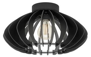 Eglo 900999 - Stropné svietidlo COSSANO 1xE27/40W/230V pr. 38 cm čierna