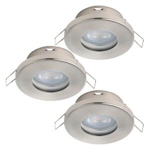 Eglo 901761 - SADA 3xLED Kúpeľňové svietidlo FAVAZZINA 1xGU10/4W/230V IP44 chróm