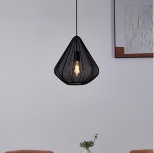 Eglo 43994 - Luster na lanku 1xE27/40W/230V pr. 33,5 cm čierna