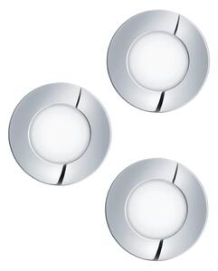 Eglo 98635 - SADA 3x LED kúpeľňových svietidiel FUEVA LED/2,8W/230V IP44 chróm