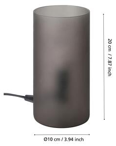 Eglo 901068 - Stolná lampa GEO 1xE14/40W/230V čierna