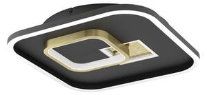 Eglo 901245 - LED Stropné svietidlo TIRIOLO LED/16,2W/230V+LED/9,2W čierna/zlatá