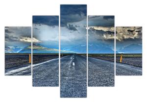 Obraz cesty v búrke (150x105 cm)