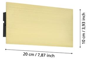 Eglo 901199 - LED Nástenné svietidlo TALAMELLO LED/6W/230V 3000K zlatá